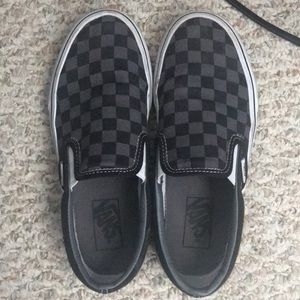 Gently worn Vans Slip Ons